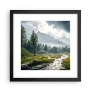 Plagát v čiernom ráme - Tam a späť - 30x30 cm