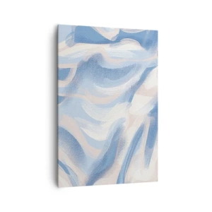 Obraz na plátne - Modré kolísanie - 70x100 cm