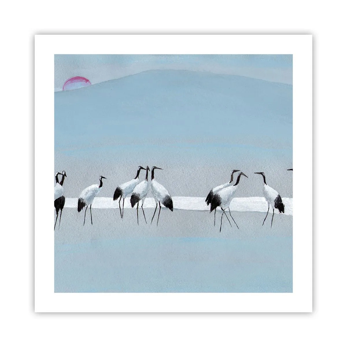 Plagát - Po horúcom dni - 50x50 cm