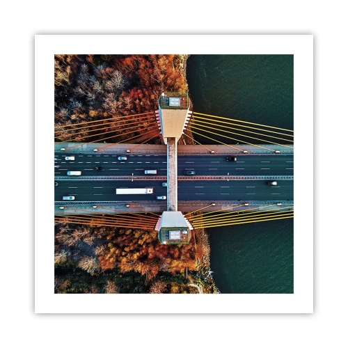 Plagát - Za vodami, za lesmi - 50x50 cm