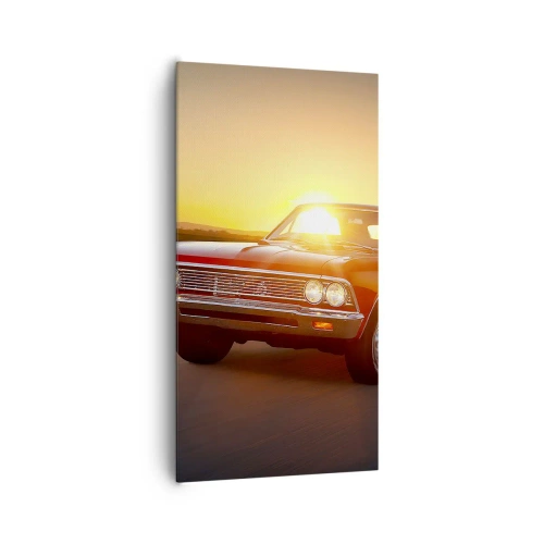 Obraz na plátne - Túžba má červenú farbu - 65x120 cm