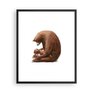 Plagát v čiernom ráme - Sladké sny, deti - 40x50 cm