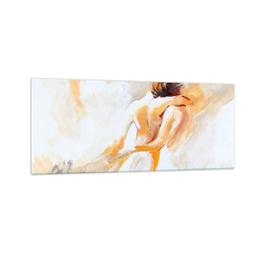 Obraz na skle - Blízkosť v nebi - 100x40 cm