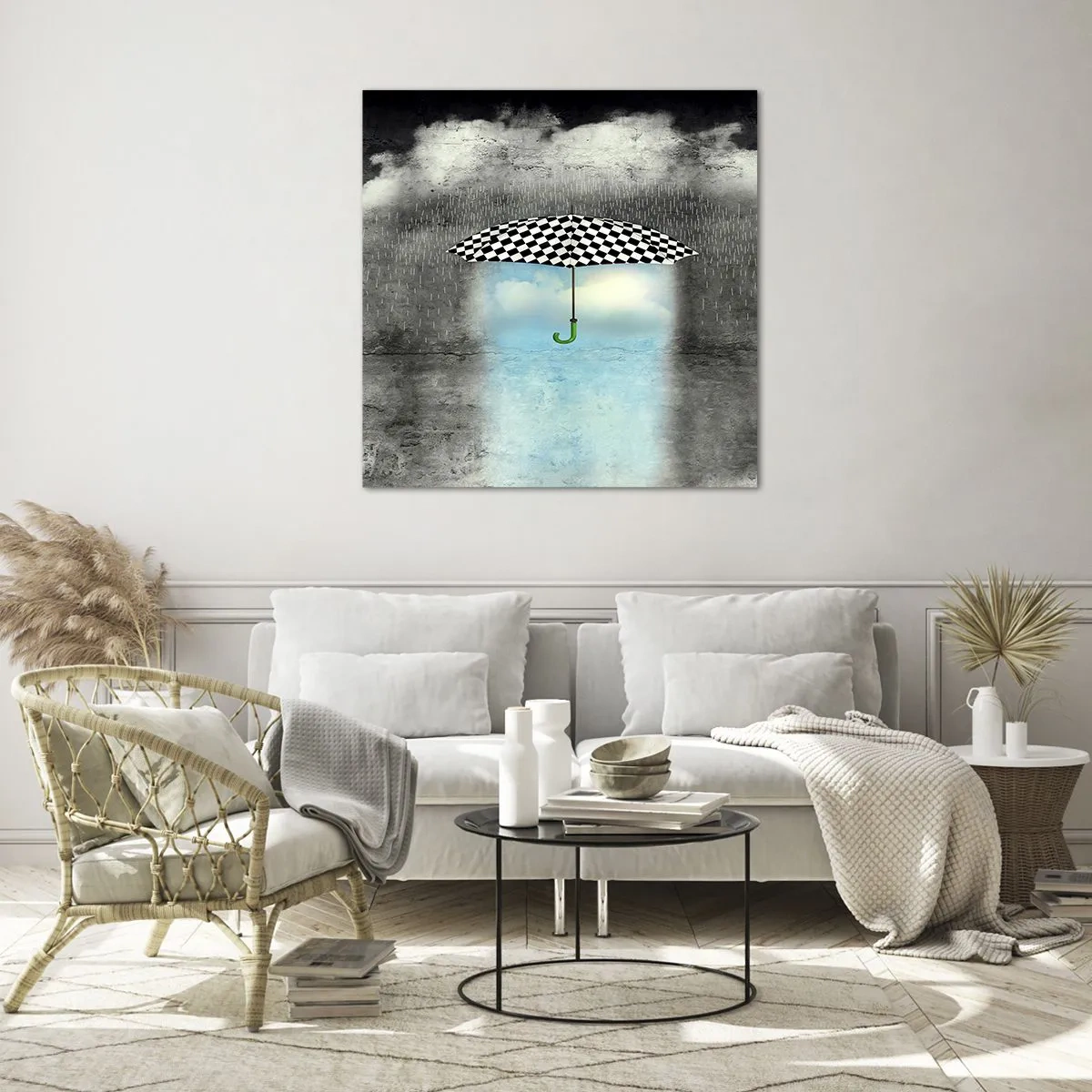 Obraz na skle - A predsa je to možné - 40x40 cm