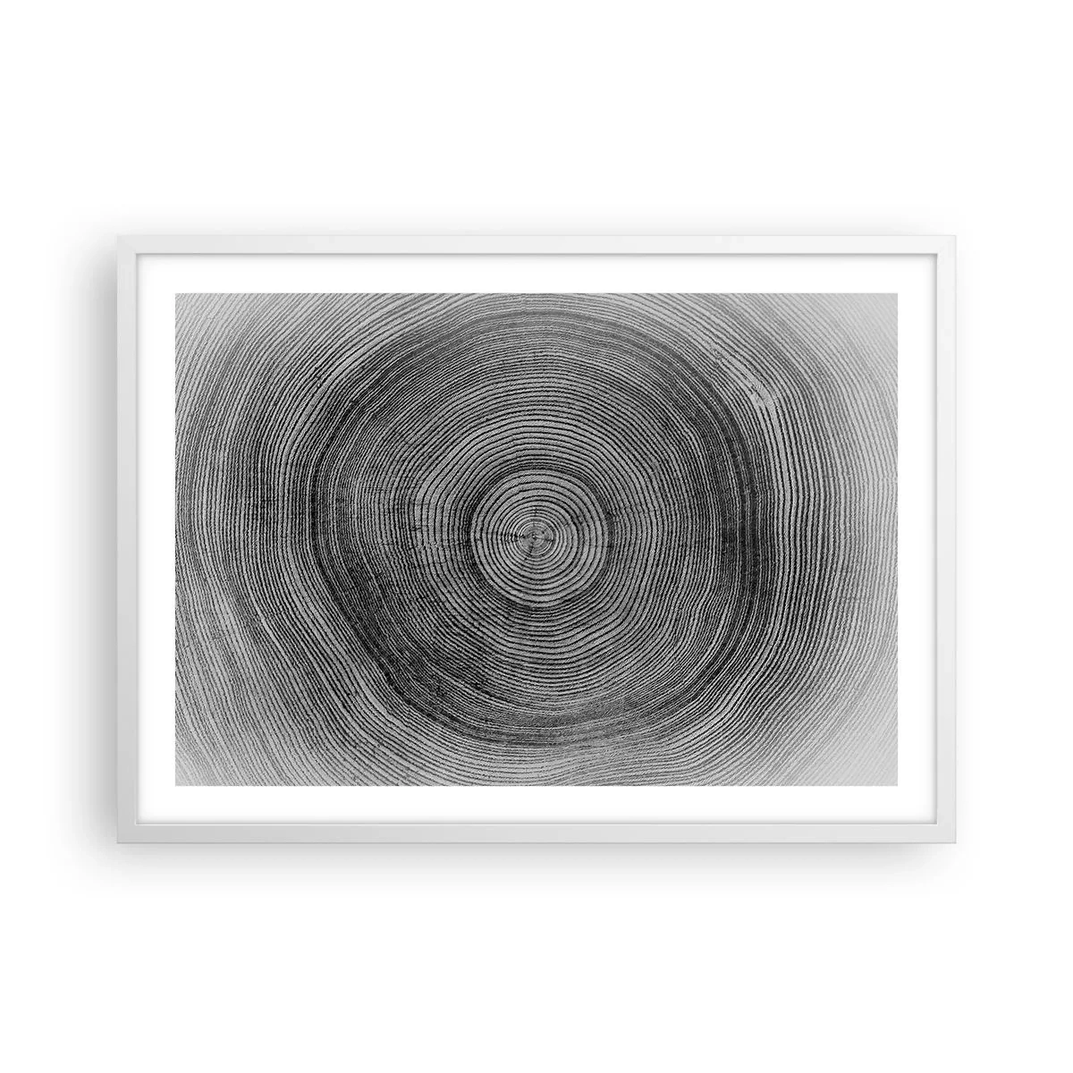 Plagát v bielom ráme - Znamenie doby - 70x50 cm