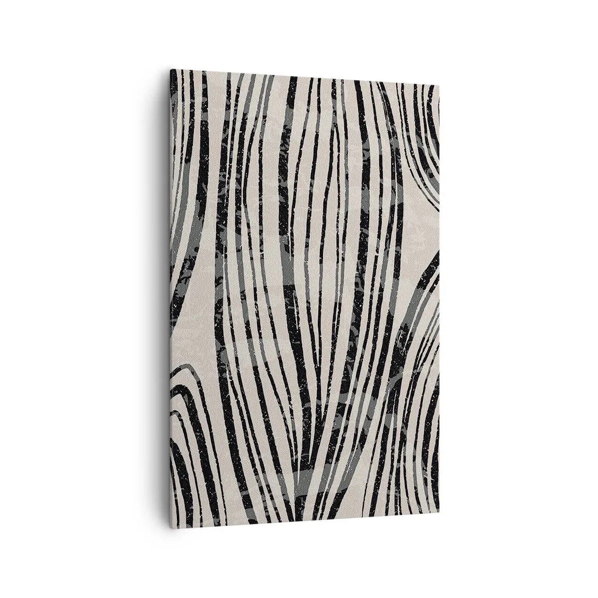 Obraz na plátne - Močiar s líniami - 80x120 cm