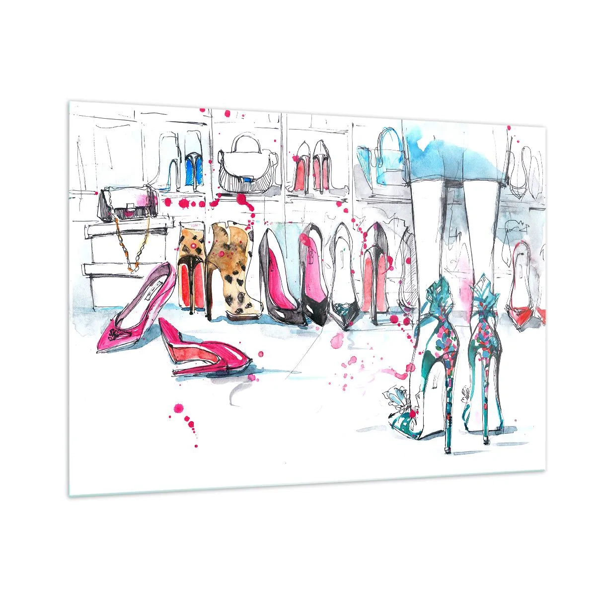 Obraz na skle - Sezame, otvor sa - 100x70 cm