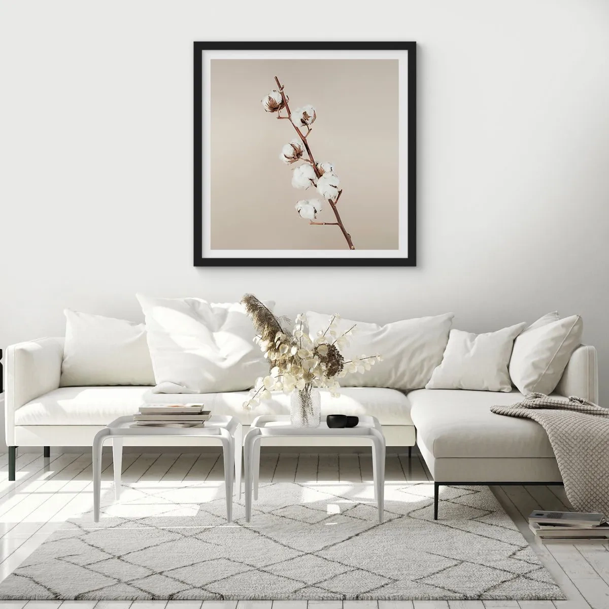 Plagát v čiernom ráme - Pri zdroji mäkkosti - 40x40 cm