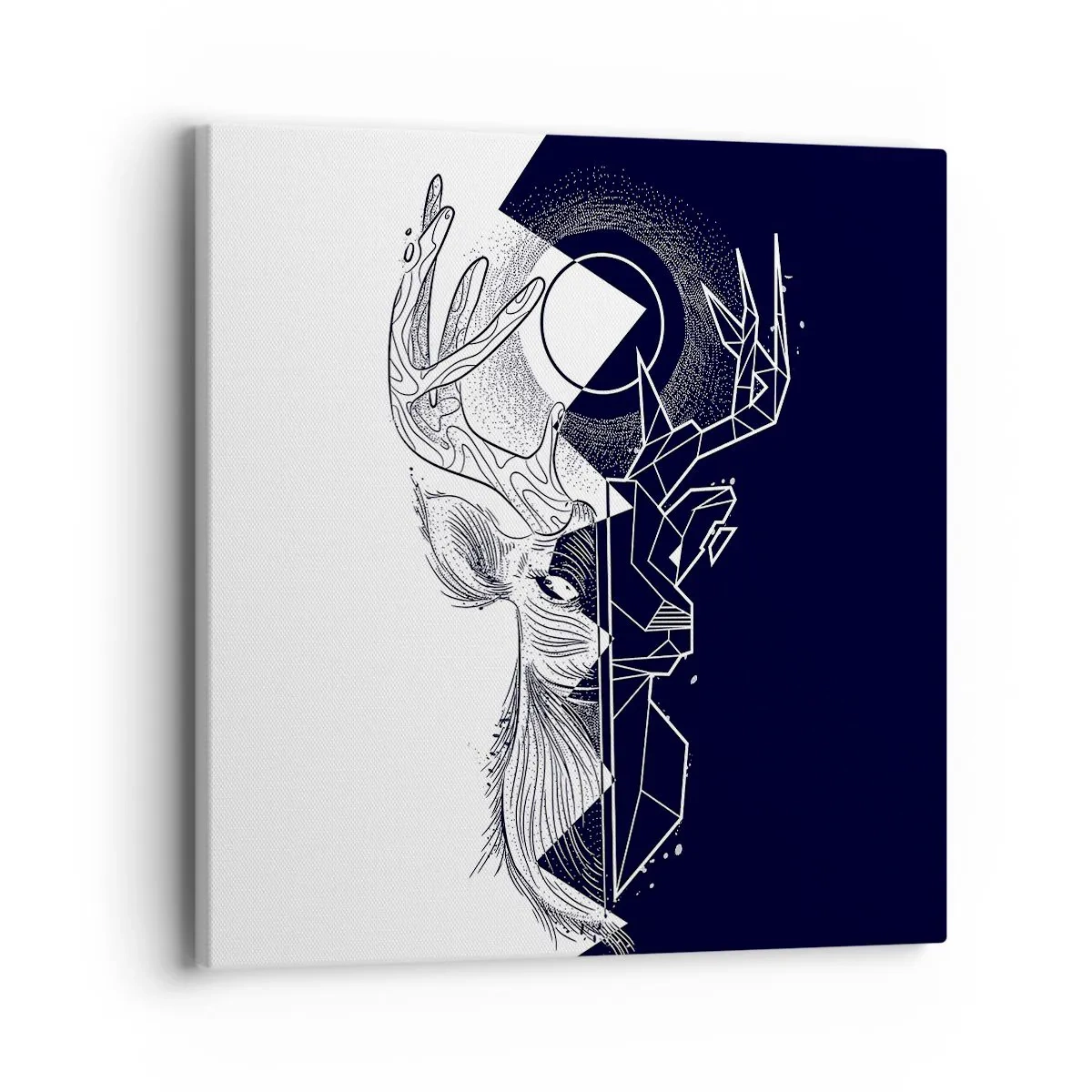 Obraz na plátne - Boj a jednota opakov - 40x40 cm