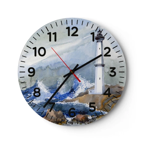 Nástenné hodiny - Proti tme a hromobitiu - 30x30 cm