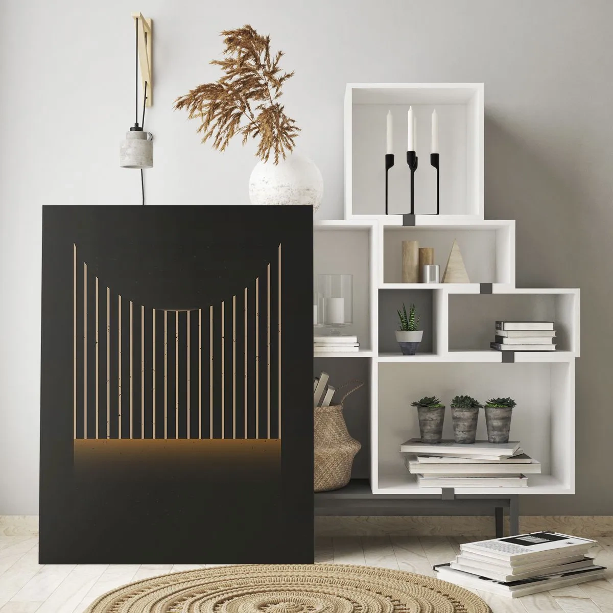 Obraz na skle - Preskúmať temnotu - 70x100 cm