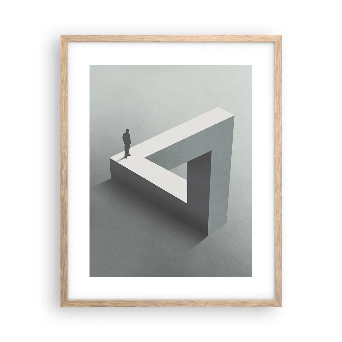 Plagát v ráme zo svetlého duba - A predsa je to možné - 40x50 cm