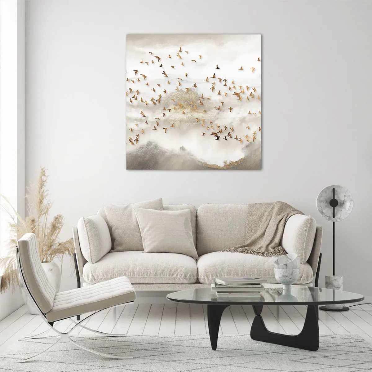 Obraz na skle - Už je čas... - 30x30 cm