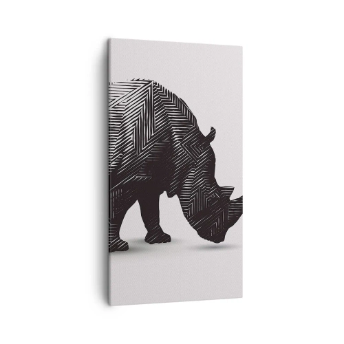 Obraz na plátne - Geometrická krása prírody - 45x80 cm