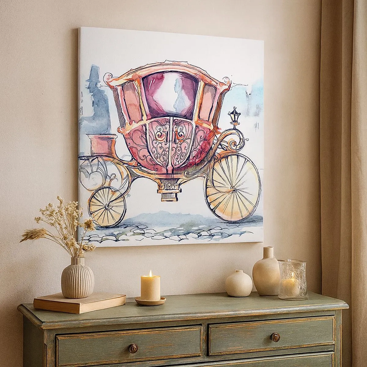 Obraz na plátne - Na svadbu alebo na ples? - 30x30 cm