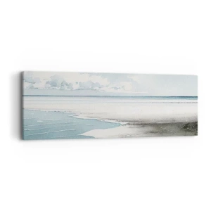 Obraz na plátne - Jemný príliv - 90x30 cm