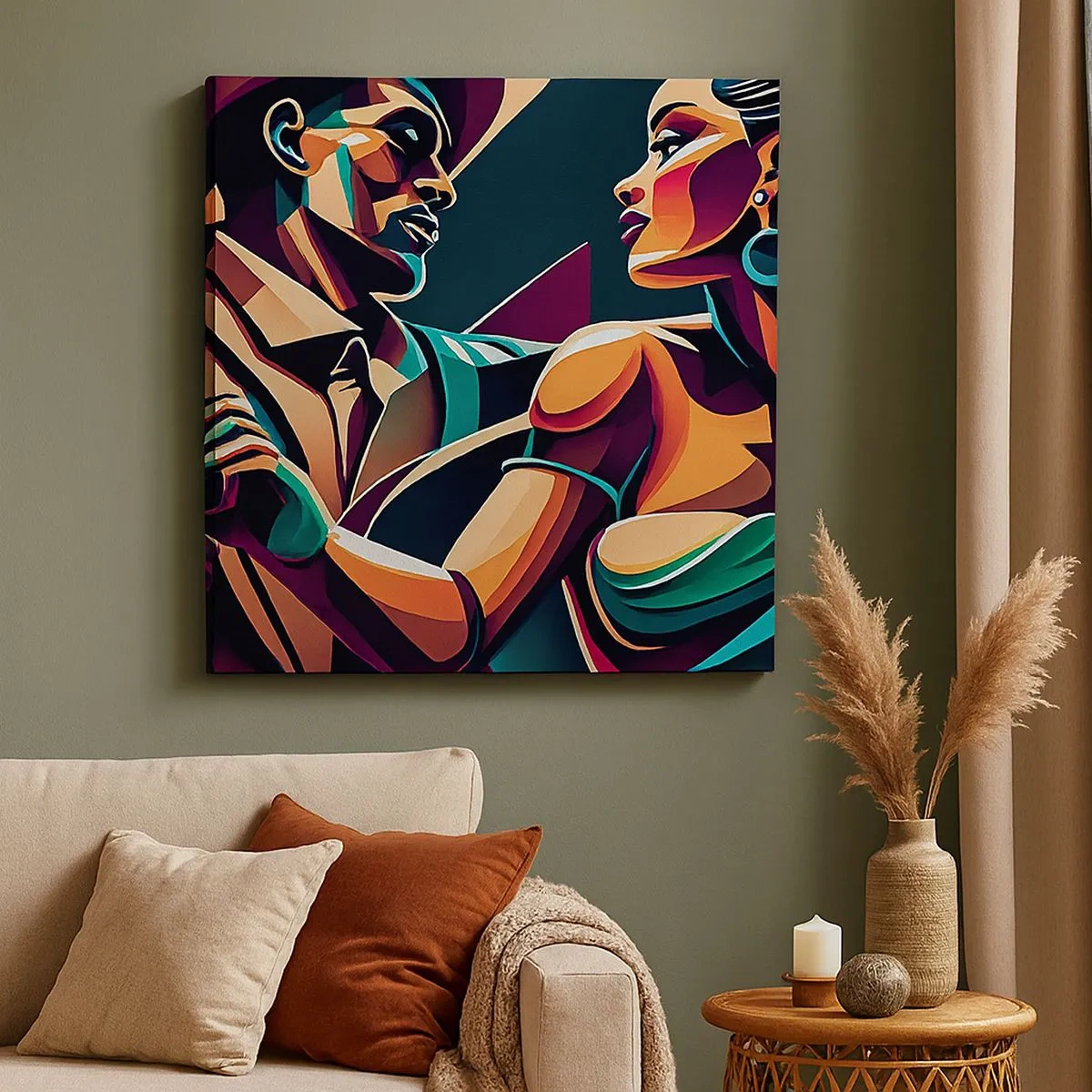 Obraz na plátne - V rytme srdca - 30x30 cm