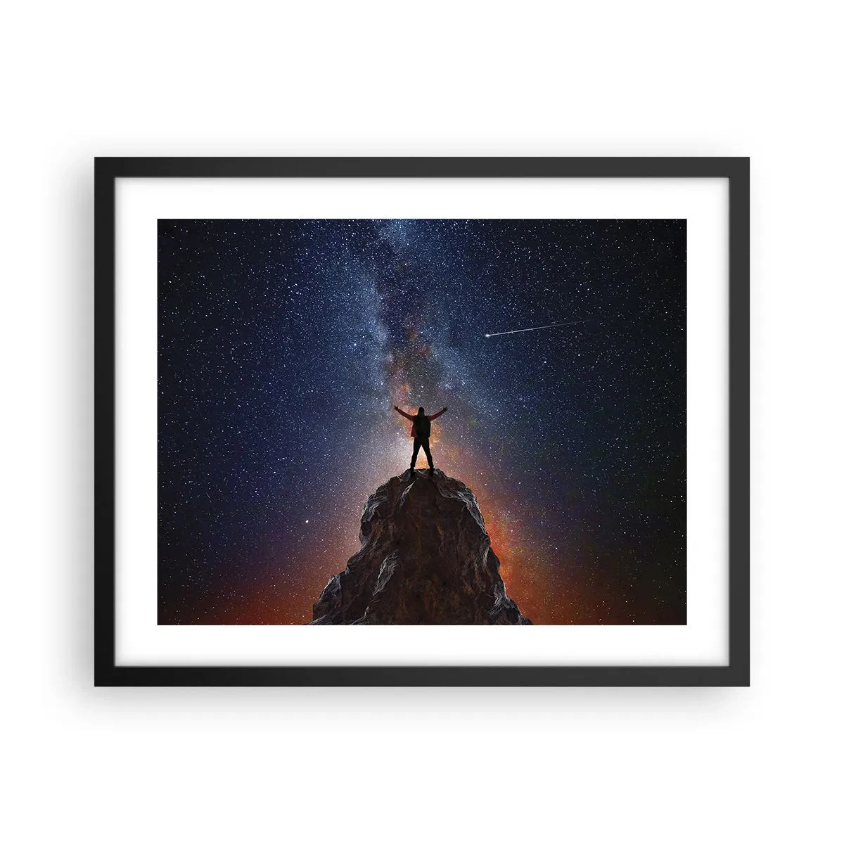 Plagát v čiernom ráme - Sila je so mnou! - 50x40 cm