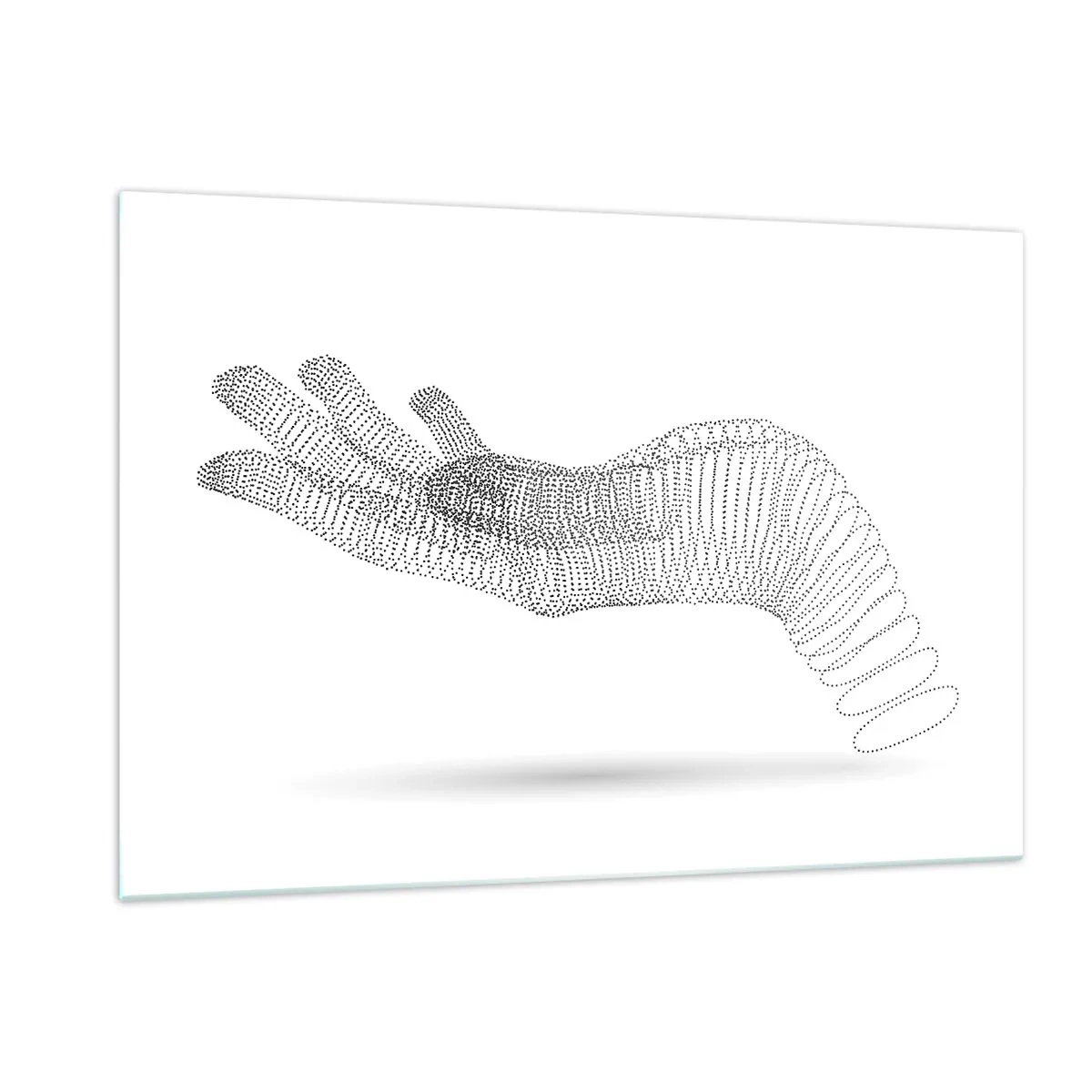 Obraz na skle - Pružná ruka - 120x80 cm