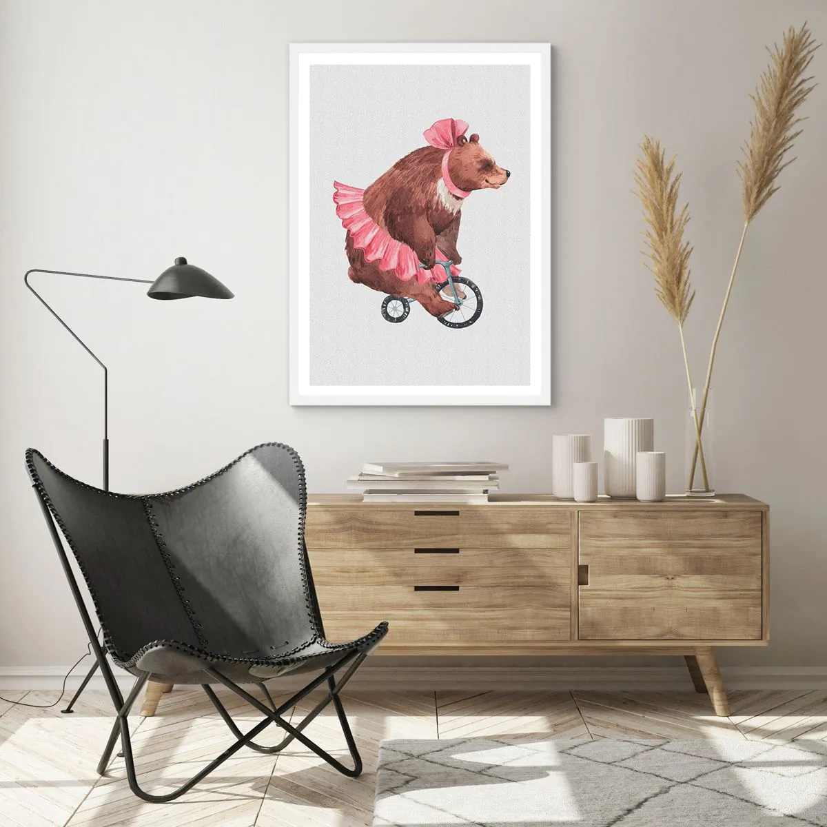 Plagát v bielom ráme - To je ale cirkus! - 70x100 cm