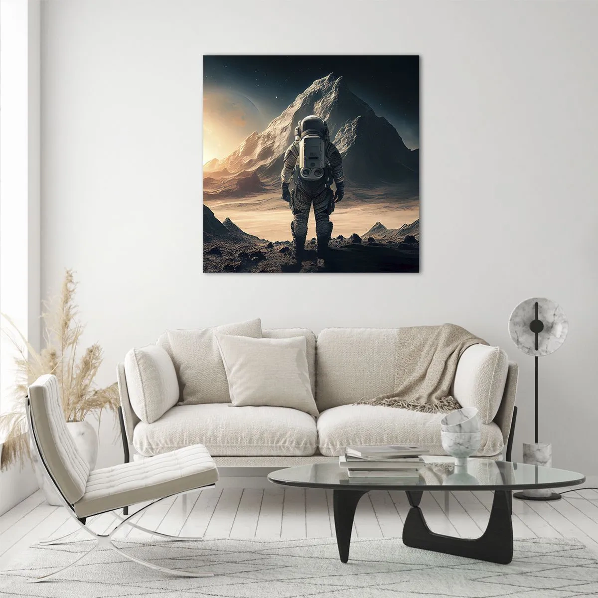 Obraz na skle - Nová výzva - 60x60 cm