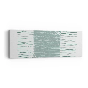 Obraz na plátne - Morská abstrakcia - 90x30 cm