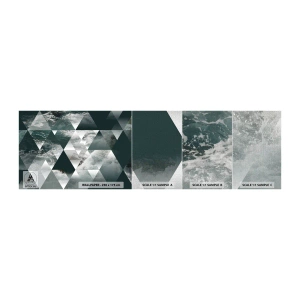 Vzorka fototapety Premium Canvas - Krištáľová perspektíva - Abstrakcia, Morské vlny, Kus - 100x30 cm