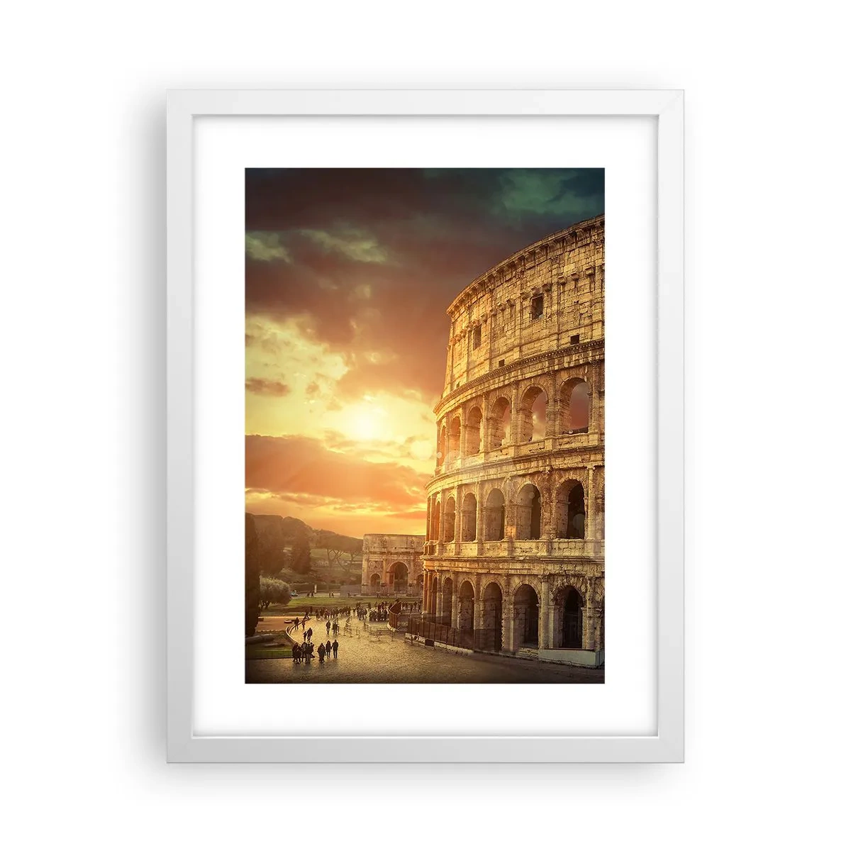 Plagát v bielom ráme - Kolosálny dojem - 30x40 cm