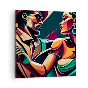 Obraz na plátne - V rytme srdca - 50x50 cm