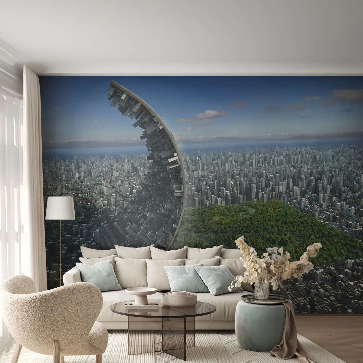 Samolepiaca Fototapeta Deluxe Sticker - Príroda je večná - Abstrakcia, Architektúra, Dizajn - 250x175 cm