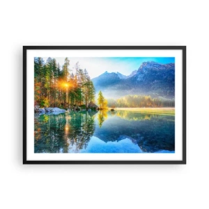 Plagát v čiernom ráme - Majestát a sladkosť - 70x50 cm