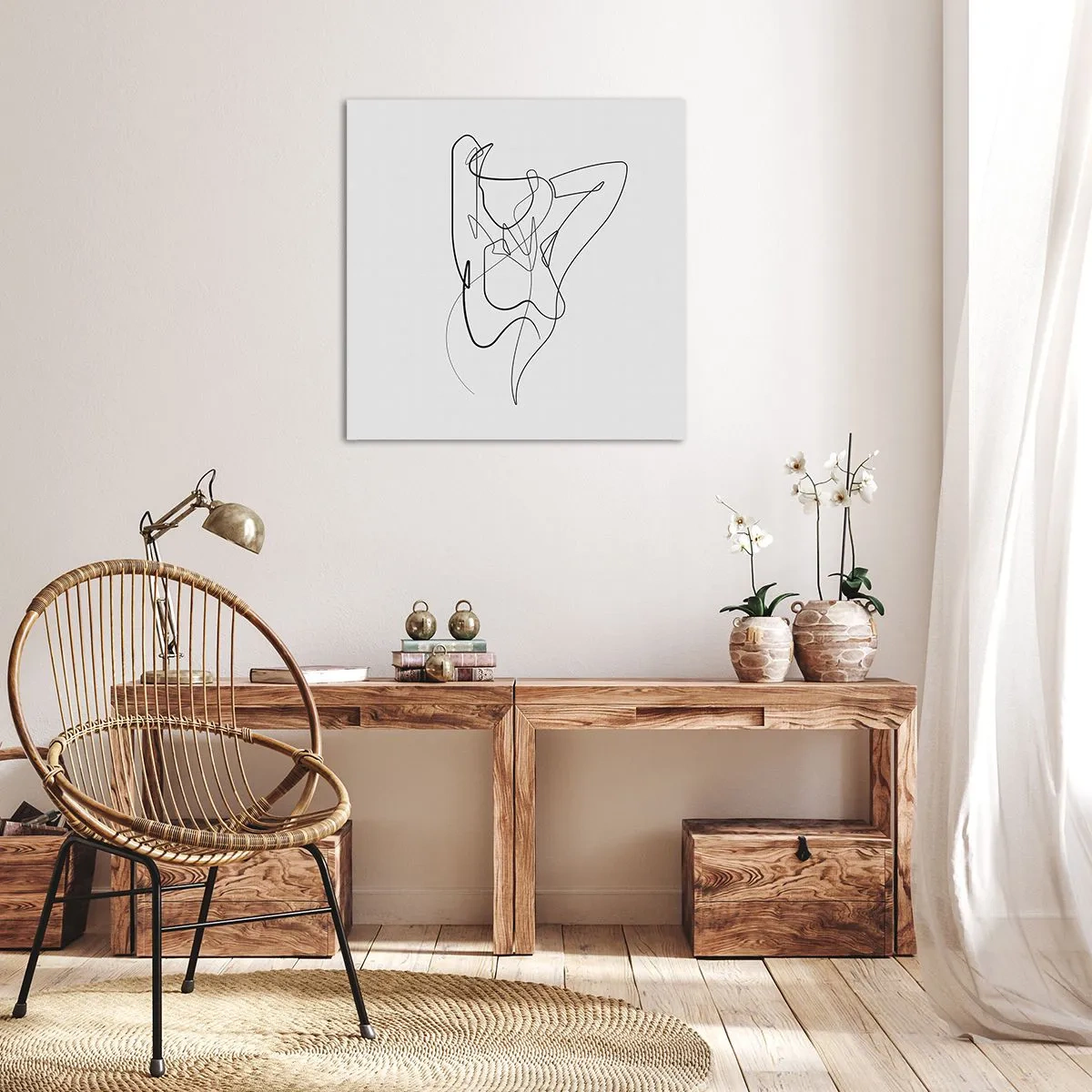 Obraz na plátne - Ty si záhada… - 70x70 cm