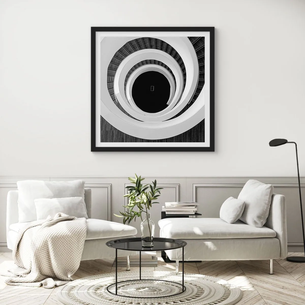 Plagát v čiernom ráme - K podstate vecí - 60x60 cm