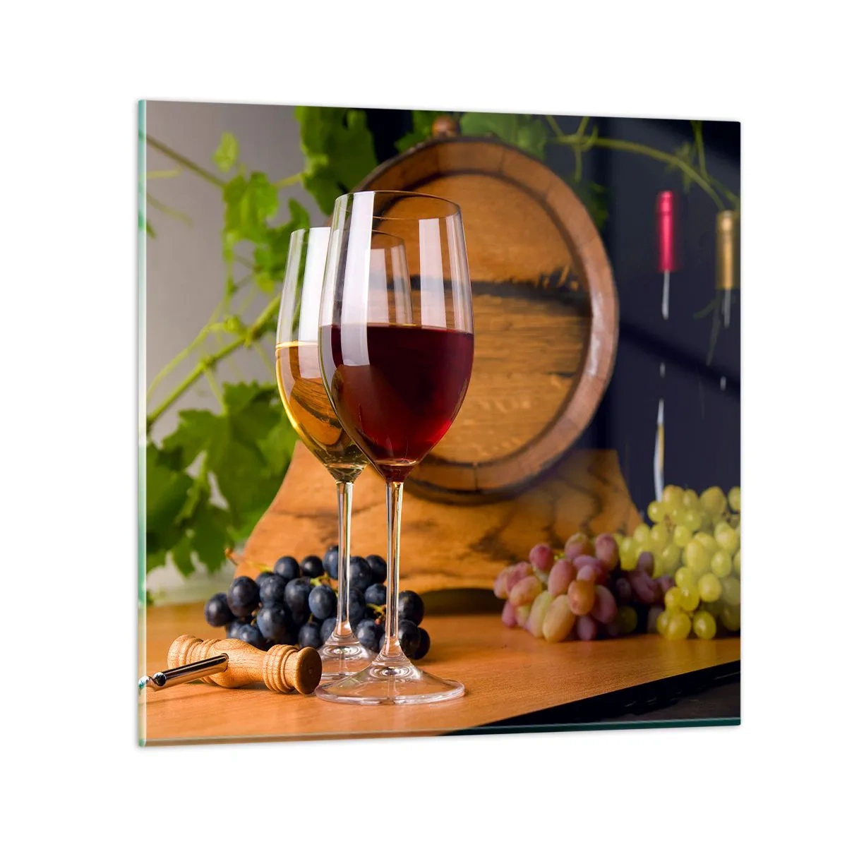 Obraz na skle - Ako u starých majstrov - 50x50 cm