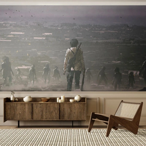 Fototapeta Standard Eco - Posledný spravodlivý? - Abstrakcia, Fantázia, armády - 400x280 cm