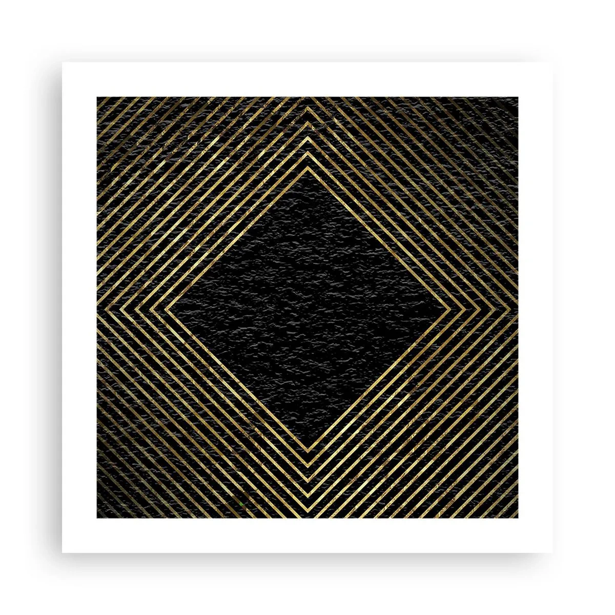 Plagát - Geometria v štýle glamour - 50x50 cm