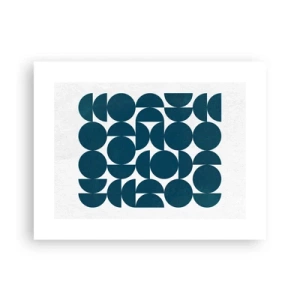 Plagát - Kruhy a polkruhy - 40x30 cm