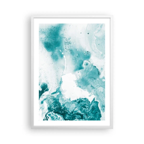 Plagát v bielom ráme - Povodie modrej - 50x70 cm