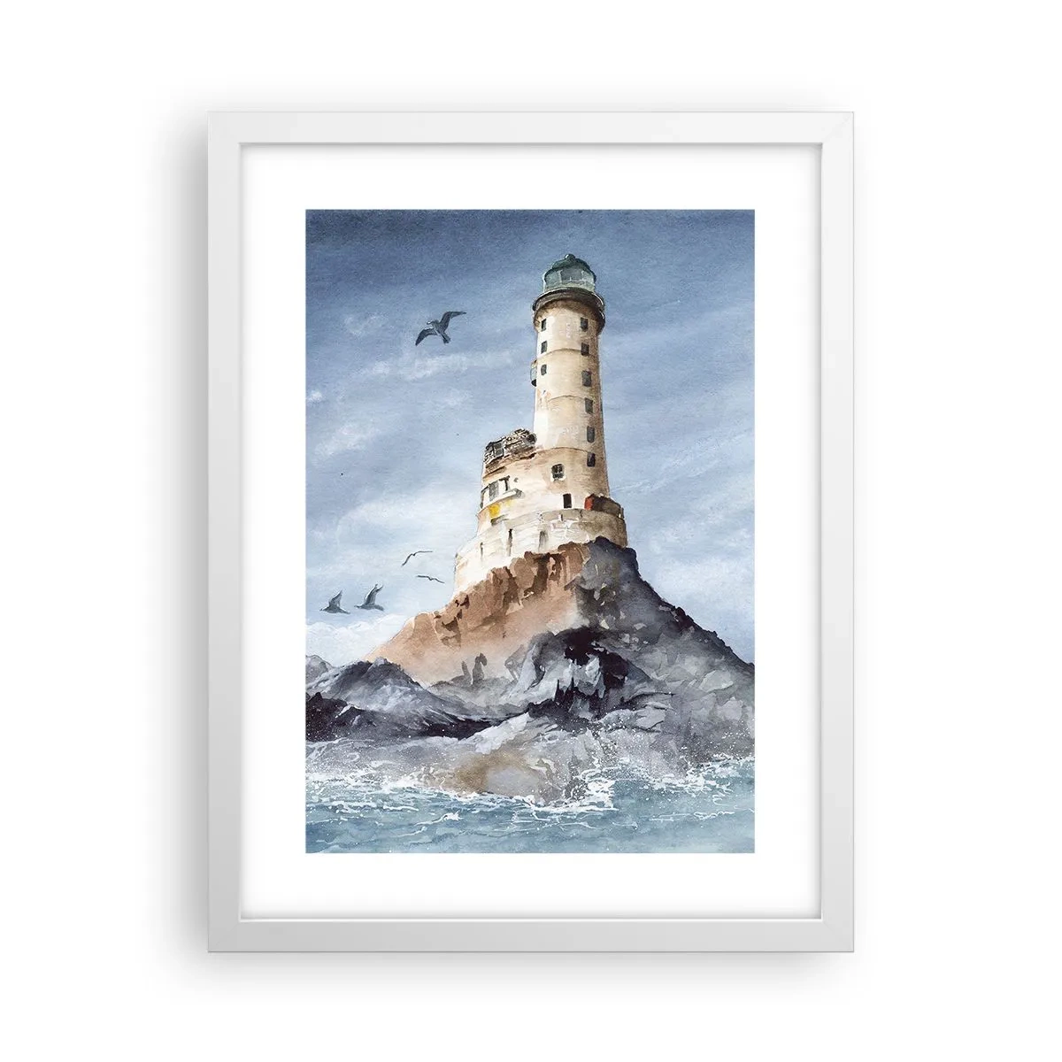 Plagát v bielom ráme - Nepremožiteľná - 30x40 cm