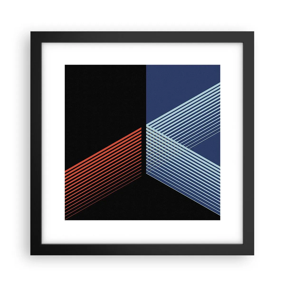 Plagát v čiernom ráme - Jednoduchý príbeh - 30x30 cm