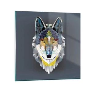 Obraz na skle - My o vlku - 40x40 cm