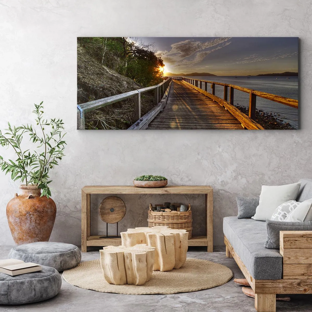 Obraz na plátne - Ísť, stále ísť smerom k slnku - 120x50 cm