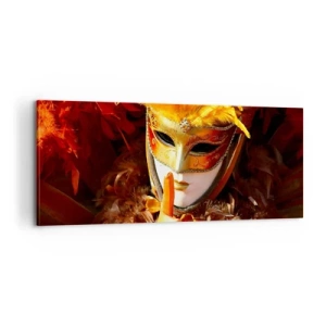 Obraz na plátne - Tajomstvo je časťou hry - 100x40 cm