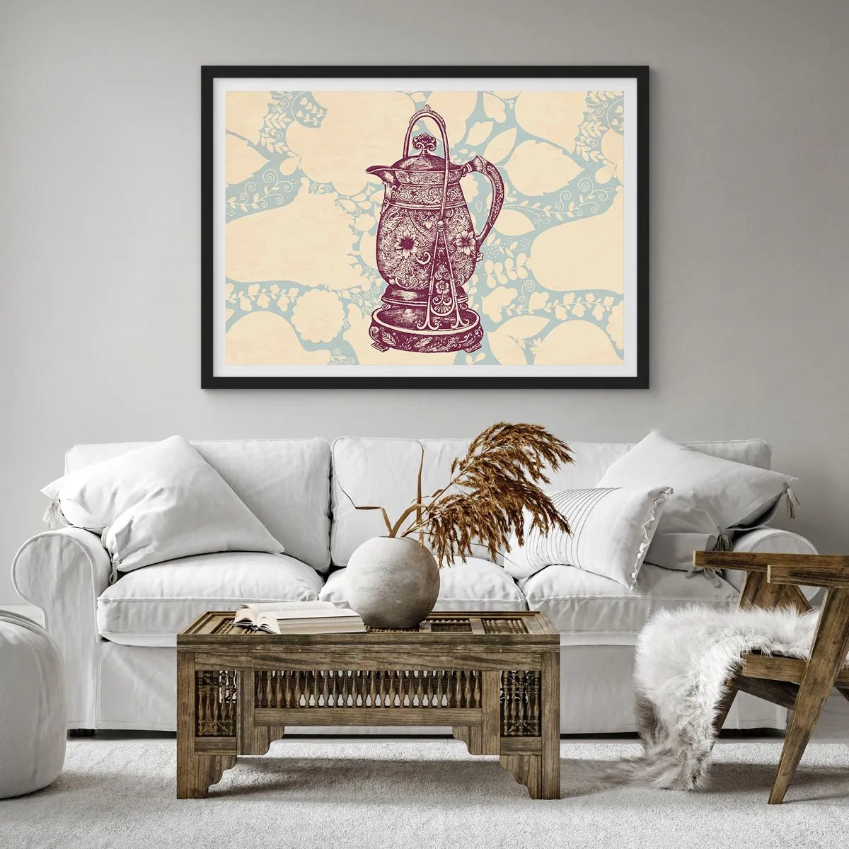 Plagát v čiernom ráme - Krása všedného dňa - 100x70 cm