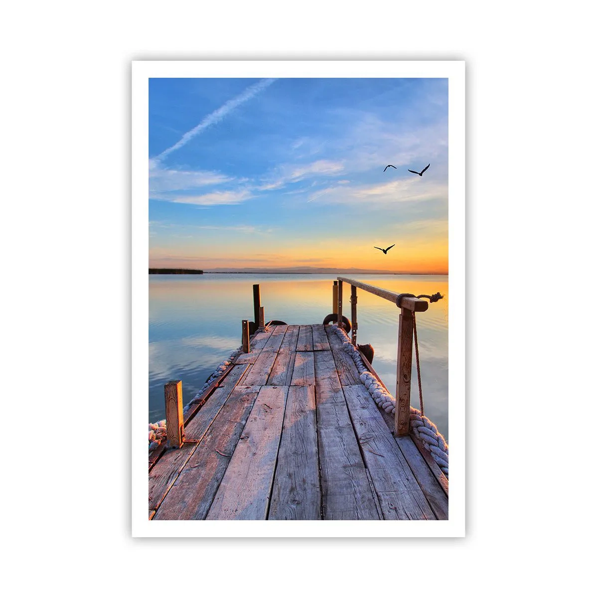 Plagát - Ísť pred seba smerom k slnku - 70x100 cm