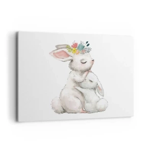 Obraz na plátne - Najlepšie je u mamy - 120x80 cm