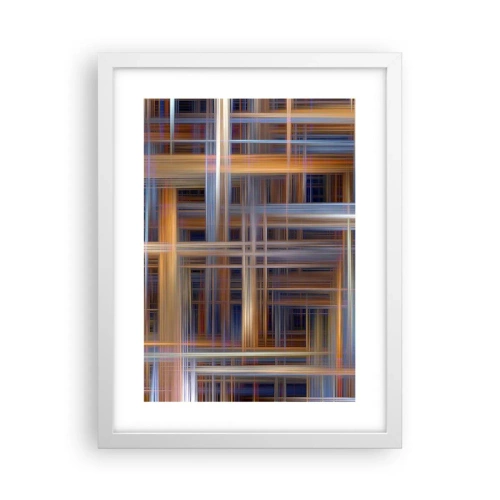 Plagát v bielom ráme - Utkané zo svetla - 30x40 cm