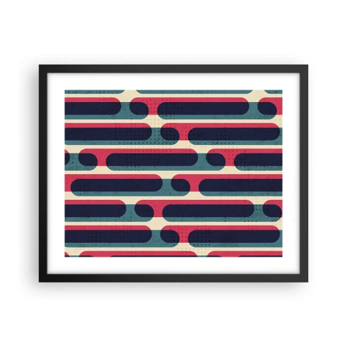 Plagát v čiernom ráme - Dovnútra a dopredu - 50x40 cm