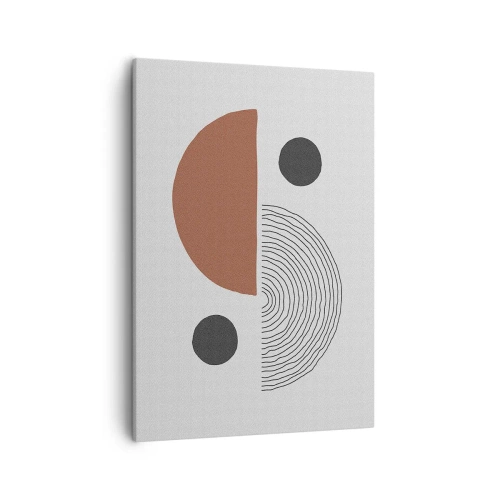 Obraz na plátne - Dokonalosť kruhu - 50x70 cm