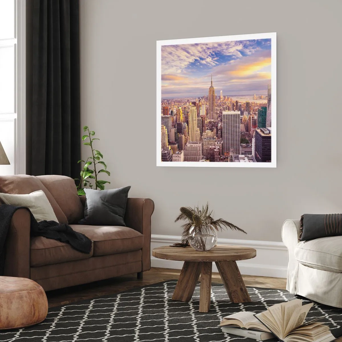 Plagát - Dosiahnuť samotné oblaky - 50x50 cm